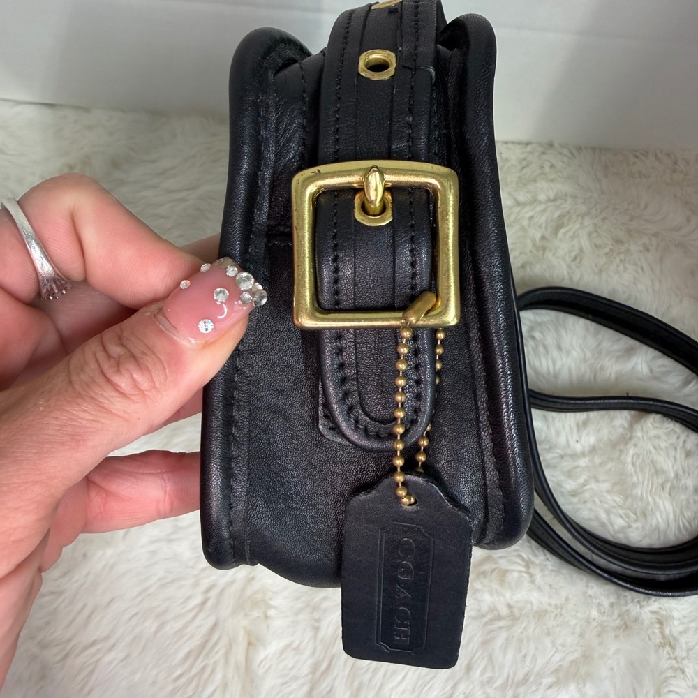 Vintage Coach Legacy 9167 Black Glove Tanned Leather Top of the Counter bag NYC - Picture 6 of 15